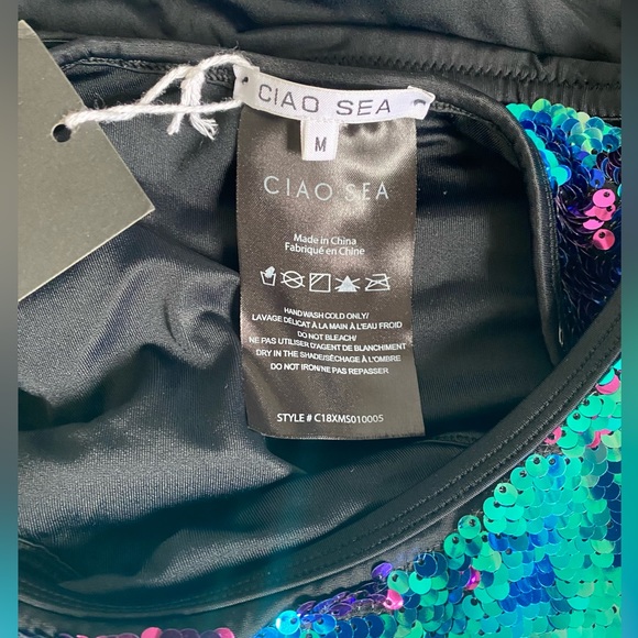 Sequin mermaid style swimsuit  (NWT) - Picture 4 of 5